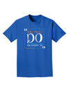 TooLoud You Must Eleanor R Adult Dark T-Shirt-Mens T-Shirt-TooLoud-Royal-Blue-Small-Davson Sales