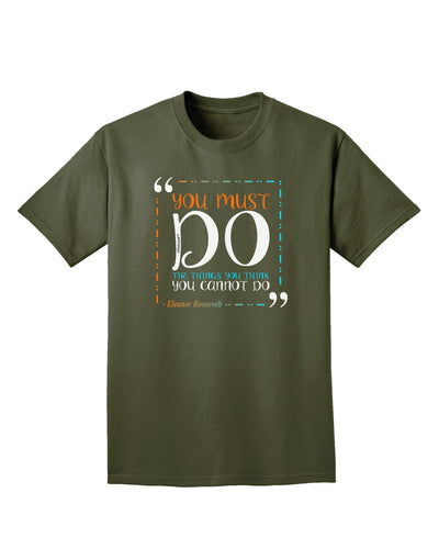 TooLoud You Must Eleanor R Adult Dark T-Shirt-Mens T-Shirt-TooLoud-Military-Green-Small-Davson Sales