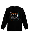 TooLoud You Must Eleanor R Adult Long Sleeve Dark T-Shirt-TooLoud-Black-Small-Davson Sales