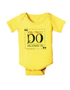 TooLoud You Must Eleanor R Baby Romper Bodysuit-Baby Romper-TooLoud-Yellow-06-Months-Davson Sales