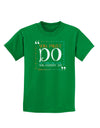 TooLoud You Must Eleanor R Childrens Dark T-Shirt-Childrens T-Shirt-TooLoud-Kelly-Green-X-Small-Davson Sales