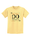 TooLoud You Must Eleanor R Childrens T-Shirt-Childrens T-Shirt-TooLoud-Daffodil-Yellow-X-Small-Davson Sales