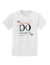 TooLoud You Must Eleanor R Childrens T-Shirt-Childrens T-Shirt-TooLoud-White-X-Small-Davson Sales