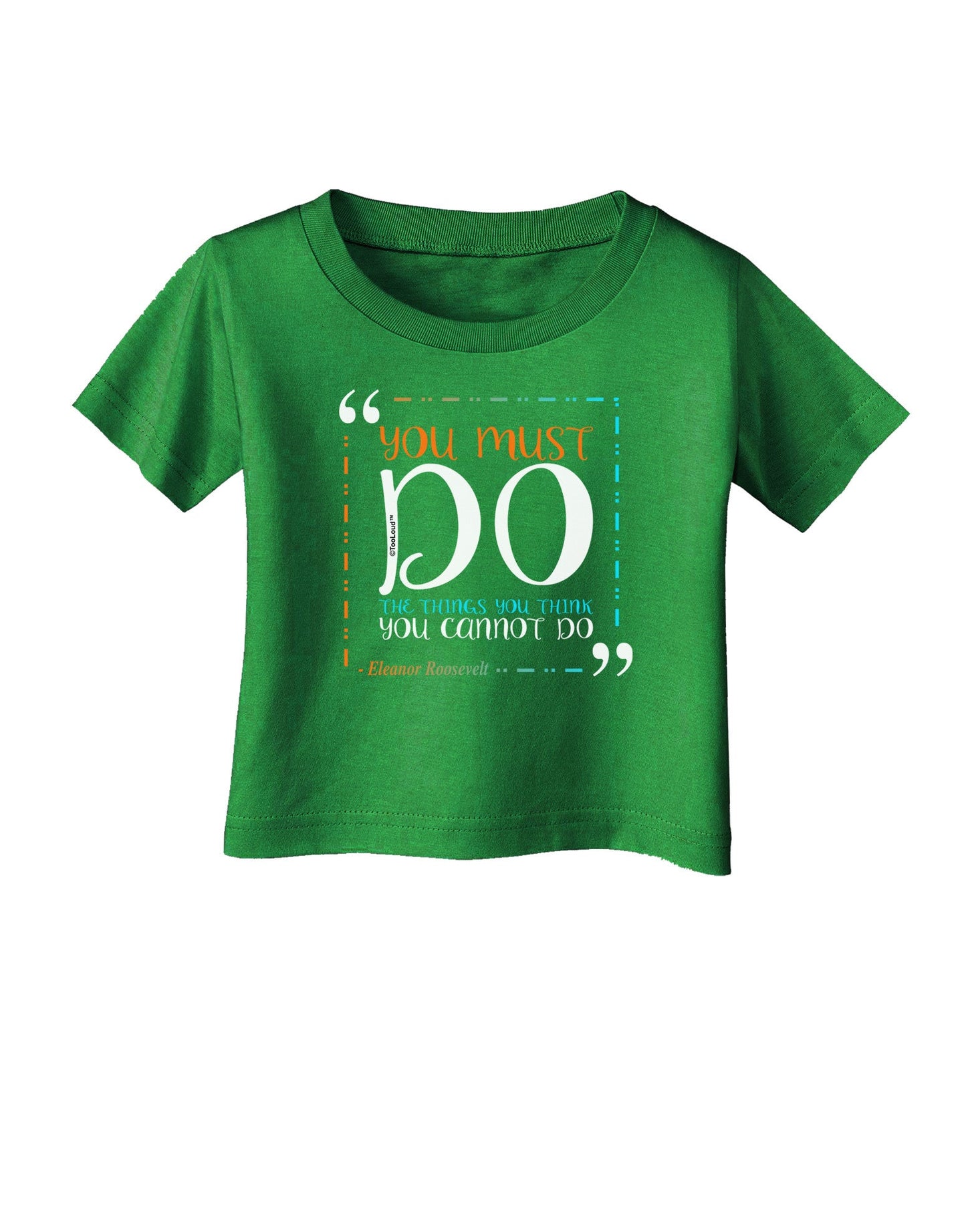 TooLoud You Must Eleanor R Infant T-Shirt Dark-Infant T-Shirt-TooLoud-Clover-Green-06-Months-Davson Sales