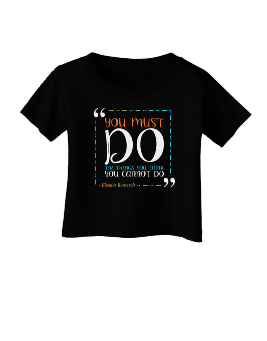 TooLoud You Must Eleanor R Infant T-Shirt Dark-Infant T-Shirt-TooLoud-Black-06-Months-Davson Sales