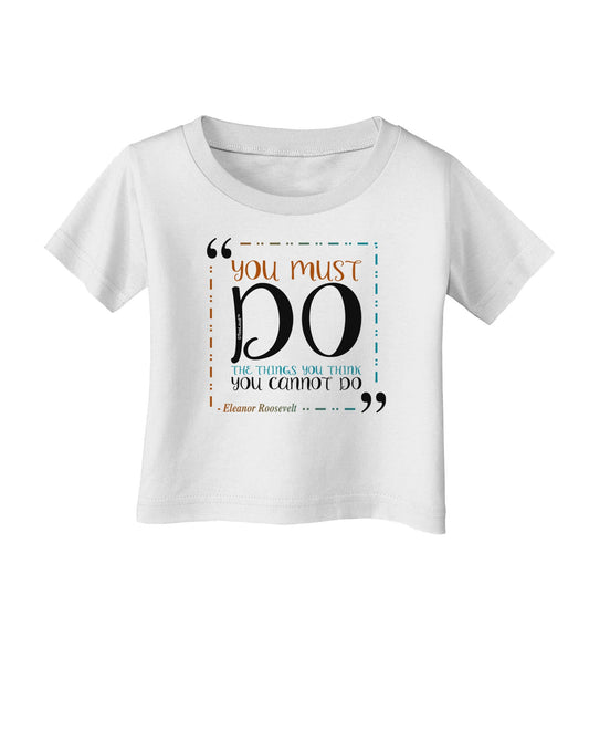 TooLoud You Must Eleanor R Infant T-Shirt-Infant T-Shirt-TooLoud-White-06-Months-Davson Sales