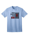 TooLoud You Turn Me On Switch Adult T-Shirt-unisex t-shirt-TooLoud-Light-Blue-Small-Davson Sales