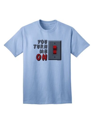 TooLoud You Turn Me On Switch Adult T-Shirt-unisex t-shirt-TooLoud-Light-Blue-Small-Davson Sales