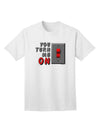 TooLoud You Turn Me On Switch Adult T-Shirt-unisex t-shirt-TooLoud-White-Small-Davson Sales