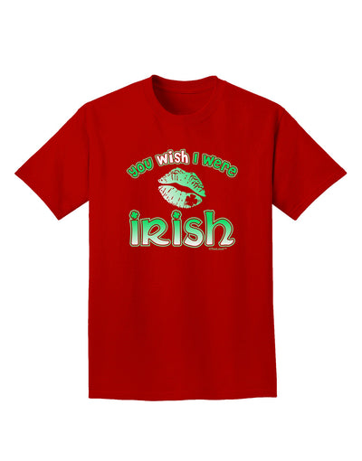 TooLoud You Wish I Were Irish Adult Dark T-Shirt-Mens T-Shirt-TooLoud-Red-Small-Davson Sales