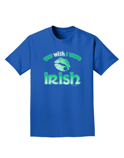 TooLoud You Wish I Were Irish Adult Dark T-Shirt-Mens T-Shirt-TooLoud-Royal-Blue-Small-Davson Sales