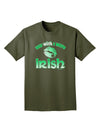 TooLoud You Wish I Were Irish Adult Dark T-Shirt-Mens T-Shirt-TooLoud-Military-Green-Small-Davson Sales
