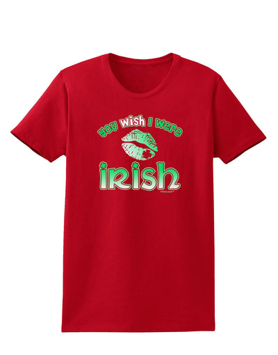 TooLoud You Wish I Were Irish Womens Dark T-Shirt-TooLoud-Red-X-Small-Davson Sales