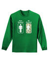 TooLoud Your Husband My Husband Adult Long Sleeve Dark T-Shirt-TooLoud-Kelly-Green-Small-Davson Sales