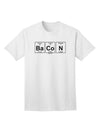 TooLoud presents the Bacon Periodic Table of Elements Adult T-Shirt for Ecommerce Shoppers-Mens T-shirts-TooLoud-White-Small-Davson Sales