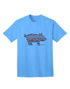 TooLoud presents the Bacon Pig Silhouette Adult T-Shirt for Ecommerce Shoppers-Mens T-shirts-TooLoud-Aquatic-Blue-Small-Davson Sales