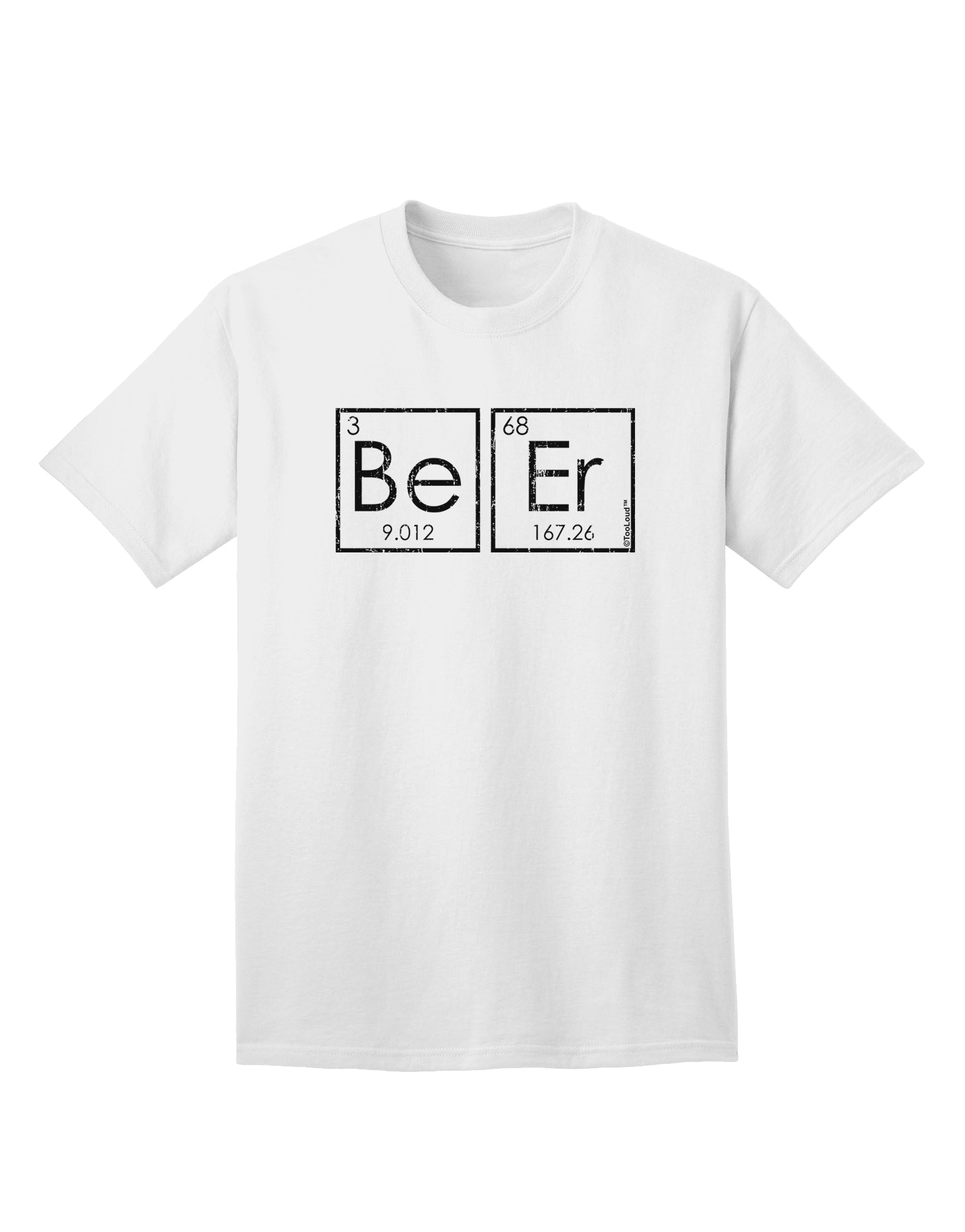 TooLoud presents the Be Er - Periodic Table of Elements Adult T-Shirt for Ecommerce Collection-Mens T-shirts-TooLoud-White-Small-Davson Sales