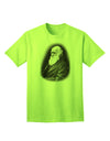 TooLoud presents the Charles Darwin Black and White Adult T-Shirt for Ecommerce-Mens T-shirts-TooLoud-Neon-Green-Small-Davson Sales