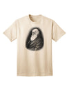 TooLoud presents the Charles Darwin Black and White Adult T-Shirt for Ecommerce-Mens T-shirts-TooLoud-Natural-Small-Davson Sales