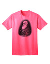 TooLoud presents the Charles Darwin Black and White Adult T-Shirt for Ecommerce-Mens T-shirts-TooLoud-Neon-Pink-Small-Davson Sales