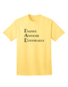 TooLoud presents the DAD - Acronym Adult T-Shirt for the discerning ecommerce shopper.-Mens T-shirts-TooLoud-Yellow-Small-Davson Sales