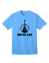 TooLoud presents the Guitar Dad Adult T-Shirt - A Must-Have for Music Enthusiasts-Mens T-shirts-TooLoud-Aquatic-Blue-Small-Davson Sales