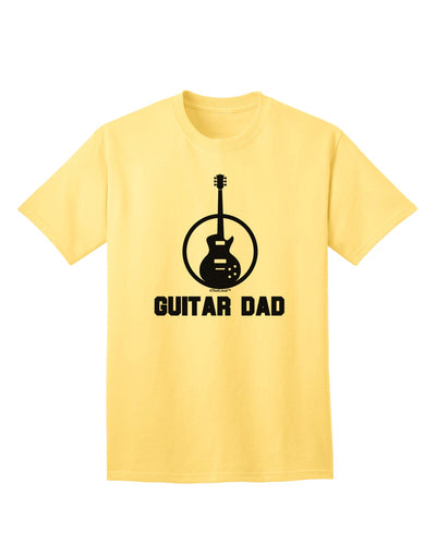 TooLoud presents the Guitar Dad Adult T-Shirt - A Must-Have for Music Enthusiasts-Mens T-shirts-TooLoud-Yellow-Small-Davson Sales