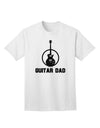 TooLoud presents the Guitar Dad Adult T-Shirt - A Must-Have for Music Enthusiasts-Mens T-shirts-TooLoud-White-Small-Davson Sales