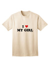 TooLoud presents the I Heart My Girl Matching Couples Design Adult T-Shirt-Mens T-shirts-TooLoud-Natural-Small-Davson Sales