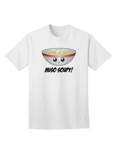 TooLoud presents the Miso Soupy - Adorable Miso Soup Bowl Adult T-Shirt-Mens T-shirts-TooLoud-White-Small-Davson Sales