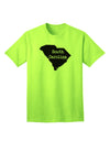 TooLoud presents the South Carolina - United States Shape Adult T-Shirt for Ecommerce Shoppers-Mens T-shirts-TooLoud-Neon-Green-Small-Davson Sales