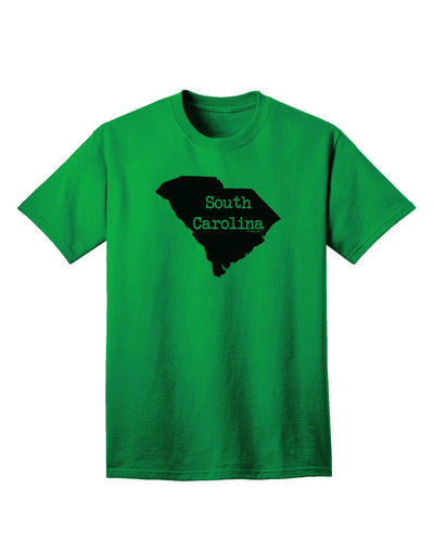 TooLoud presents the South Carolina - United States Shape Adult T-Shirt for Ecommerce Shoppers-Mens T-shirts-TooLoud-Kelly-Green-Small-Davson Sales