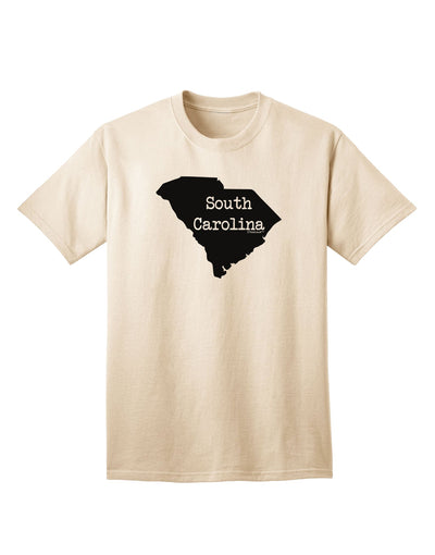 TooLoud presents the South Carolina - United States Shape Adult T-Shirt for Ecommerce Shoppers-Mens T-shirts-TooLoud-Natural-Small-Davson Sales