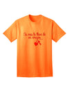 TooLoud presents the Tu Eres La Llave De Mi Corazon Adult T-Shirt, a must-have for fashion-forward individuals.-Mens T-shirts-TooLoud-Neon-Orange-Small-Davson Sales