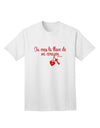 TooLoud presents the Tu Eres La Llave De Mi Corazon Adult T-Shirt, a must-have for fashion-forward individuals.-Mens T-shirts-TooLoud-White-Small-Davson Sales