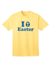 TooLoud presents the exquisite Blue Glitter Adult T-Shirt - I Egg Cross Easter-Mens T-shirts-TooLoud-Yellow-Small-Davson Sales