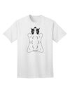 TooLoud presents the exquisite Golden Fleece Black and White Design Adult T-Shirt-Mens T-shirts-TooLoud-White-Small-Davson Sales