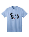 TooLoud presents the exquisite Marilyn Monroe Cutout Design Red Lips Adult T-Shirt-Mens T-shirts-TooLoud-Light-Blue-Small-Davson Sales