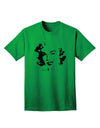 TooLoud presents the exquisite Marilyn Monroe Cutout Design Red Lips Adult T-Shirt-Mens T-shirts-TooLoud-Kelly-Green-Small-Davson Sales