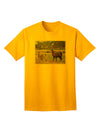 TooLoud presents the exquisite Standing Llamas Adult T-Shirt for your discerning taste in fashion.-Mens T-shirts-TooLoud-Gold-Small-Davson Sales