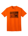 TooLoud presents the exquisite Standing Llamas Adult T-Shirt for your discerning taste in fashion.-Mens T-shirts-TooLoud-Orange-Small-Davson Sales