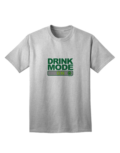 TooLoud's Drink Mode On Adult T-Shirt: A Must-Have for the Fashionable Shopper-Mens T-shirts-TooLoud-AshGray-Small-Davson Sales