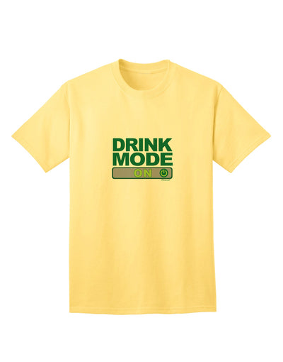 TooLoud's Drink Mode On Adult T-Shirt: A Must-Have for the Fashionable Shopper-Mens T-shirts-TooLoud-Yellow-Small-Davson Sales