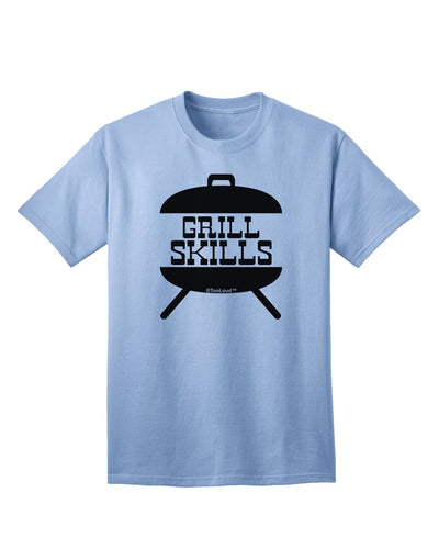 TooLoud's Grill Skills Grill Design Adult T-Shirt: A Must-Have for Grill Enthusiasts-Mens T-shirts-TooLoud-Light-Blue-Small-Davson Sales