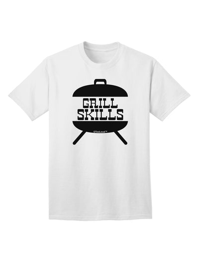 TooLoud's Grill Skills Grill Design Adult T-Shirt: A Must-Have for Grill Enthusiasts-Mens T-shirts-TooLoud-White-Small-Davson Sales