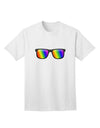 TooLoud's Pride Rainbow Lenses Adult T-Shirt: A Vibrant Addition to Your Wardrobe-Mens T-shirts-TooLoud-White-Small-Davson Sales