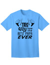 Top-Quality Adult T-Shirt: Celebrate the Best Papa Ever-Mens T-shirts-TooLoud-Aquatic-Blue-Small-Davson Sales