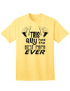 Top-Quality Adult T-Shirt: Celebrate the Best Papa Ever-Mens T-shirts-TooLoud-Yellow-Small-Davson Sales