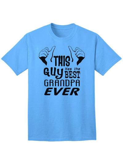 Top-Quality Adult T-Shirt Celebrating the Extraordinary Grandfather-Mens T-shirts-TooLoud-Aquatic-Blue-Small-Davson Sales