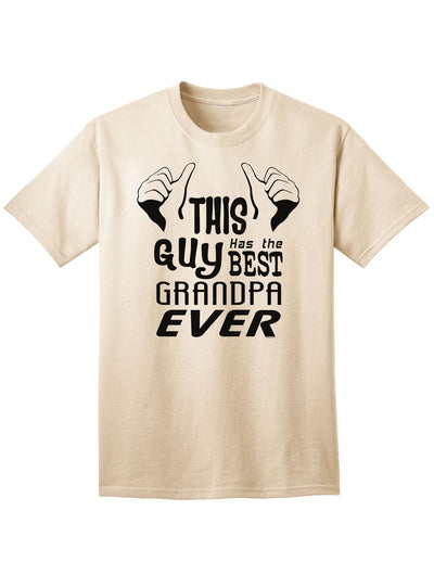 Top-Quality Adult T-Shirt Celebrating the Extraordinary Grandfather-Mens T-shirts-TooLoud-Natural-Small-Davson Sales